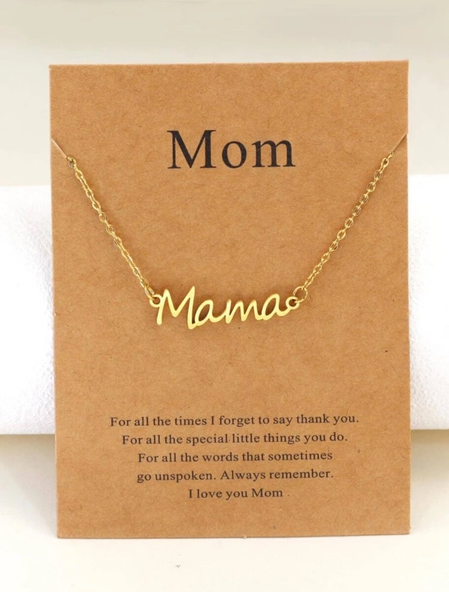 Fadeless Necklace with card