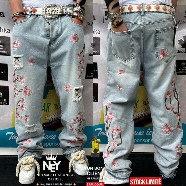 Jeans streetwear homme