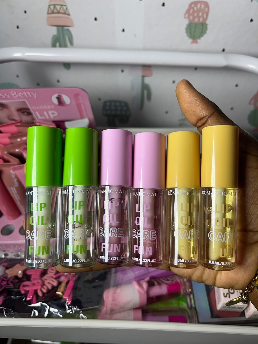 Ensemble d'Huiles à Lèvres Colorées