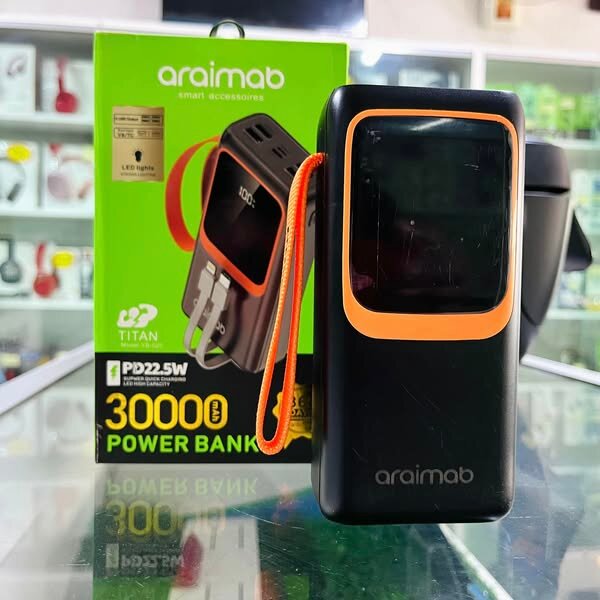 ORAIMAB 30,000 mAh, 22.5W SUPER QUICK CHARGING LED HIGH CAPACITY POWERBANK