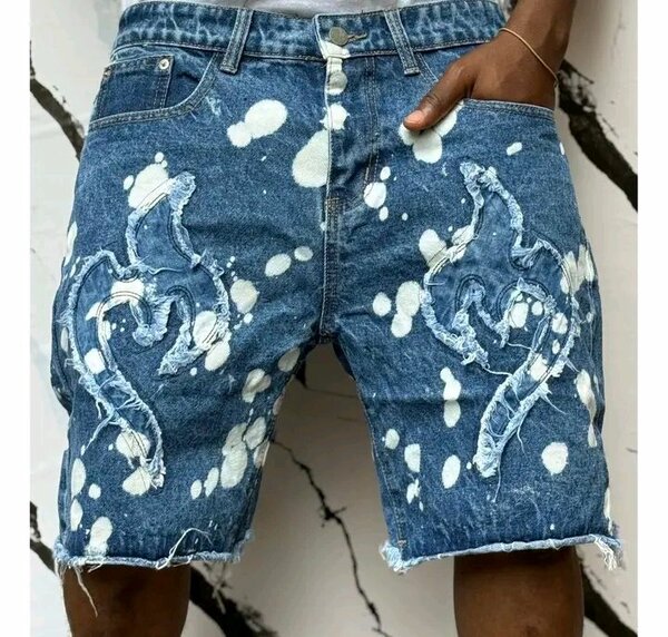 Shorts en denim décontracté