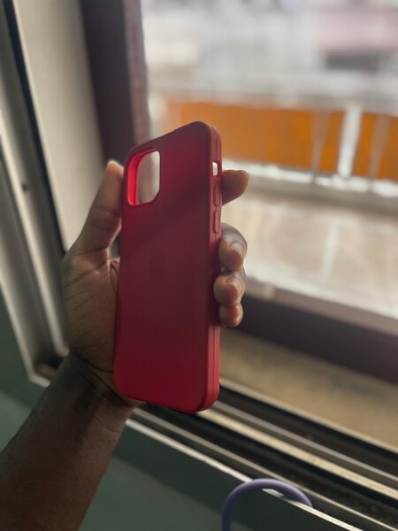 Coque Rouge Silicone iPhone