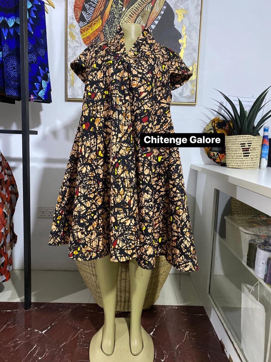 Chitenge dresses short