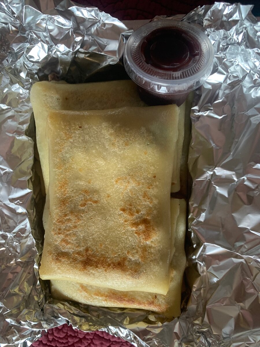 Crêpes salées viande haché fro