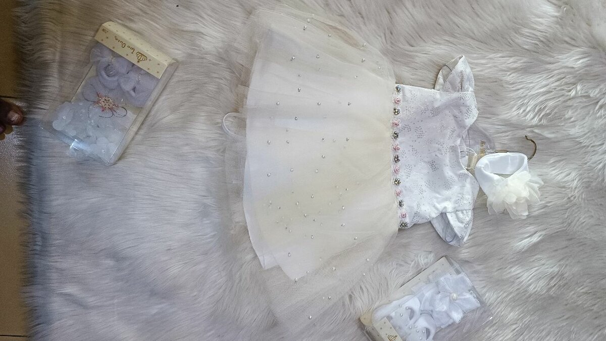 Girls Christening naming dress