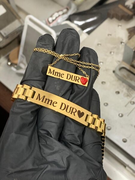 Bracelet personnalisé gravé