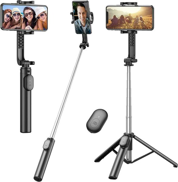 2 in 1 selfie stick and tripod