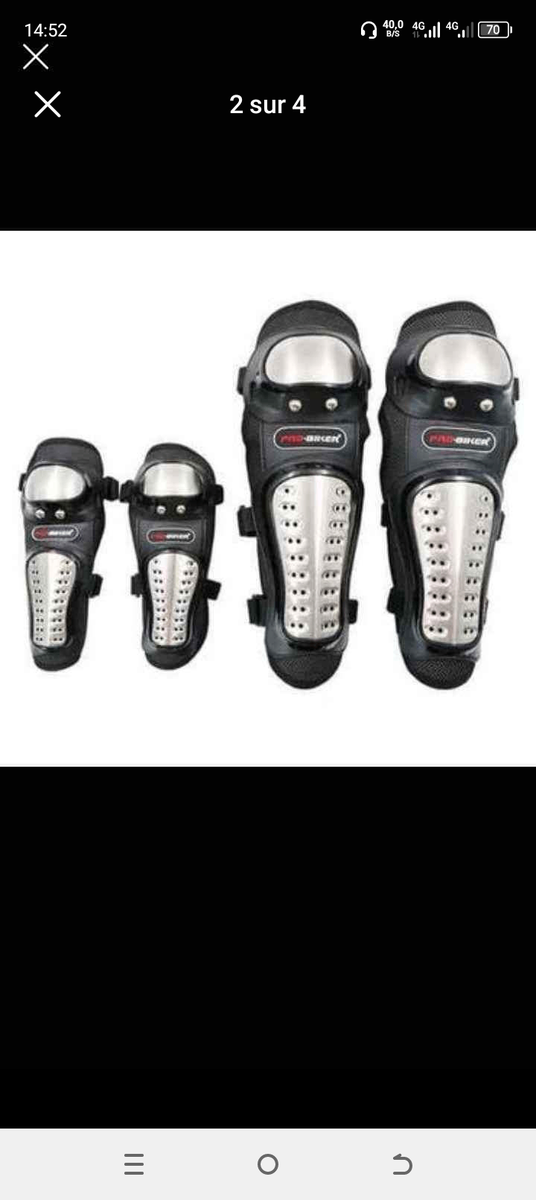 Coudière genouillères