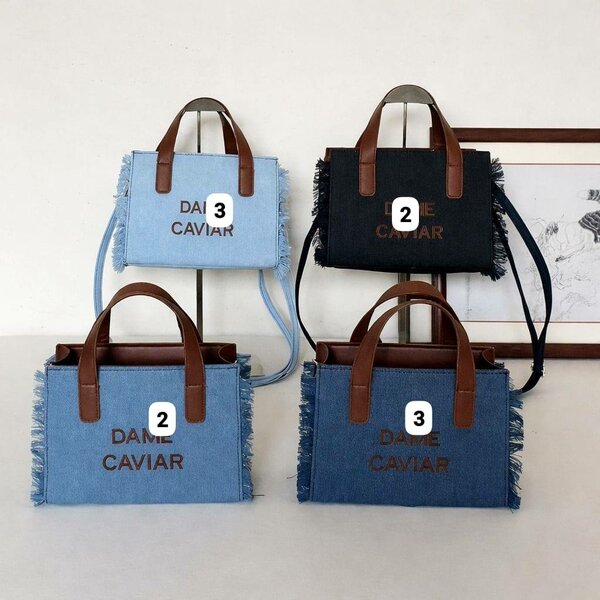 Sac à main en denim tendance