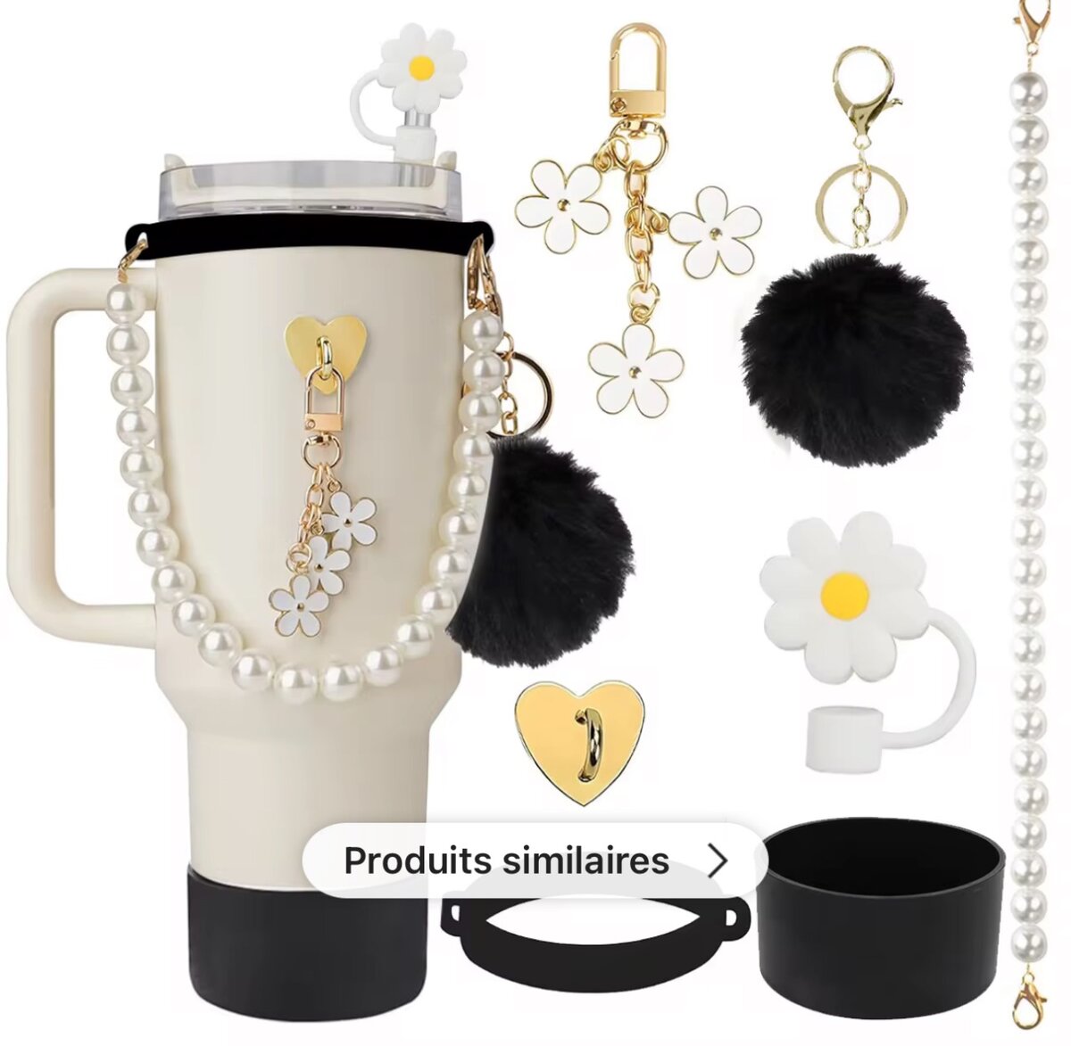 Gobelet Décoratif à Pompons