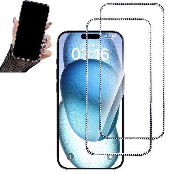 Diamond edge phone screen protector