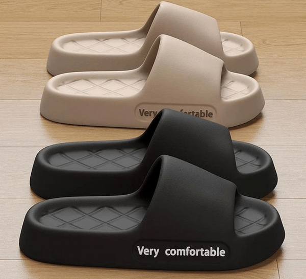 Summer letter print women/Men slippers