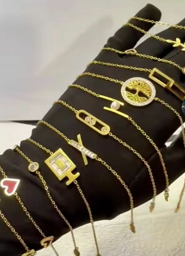 Bracelets en or élégants