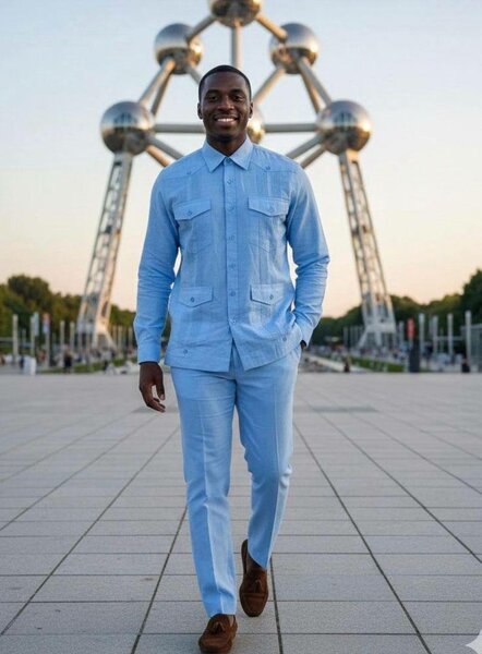 Ensemble chemise-pantalon élégant