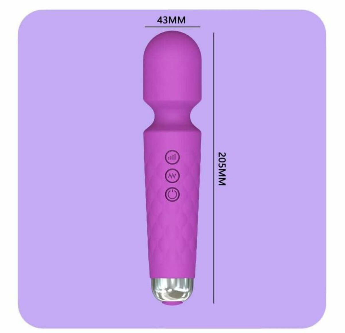 Vibromasseur Portable Rechargeable