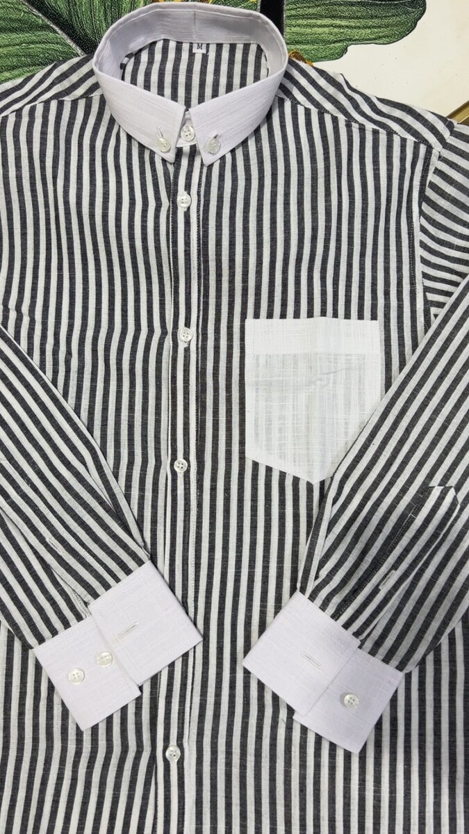 Chemise rayée élégante homme