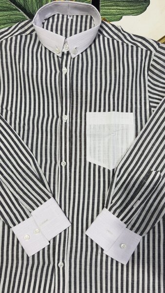 Chemise rayée élégante homme