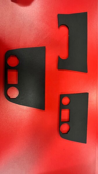 Заглушки на панель