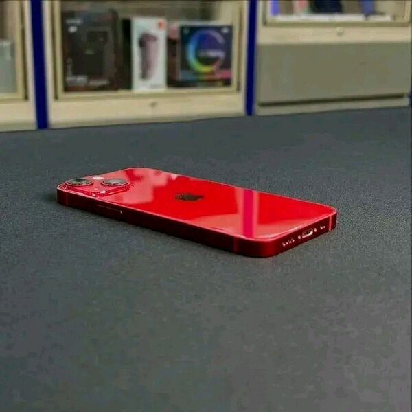 Smartphone rouge élégant