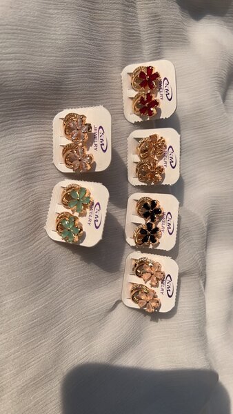 Zircon Ear Hoops