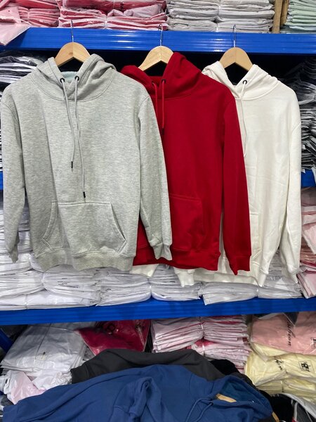 Sweat à capuche bleu unisexe