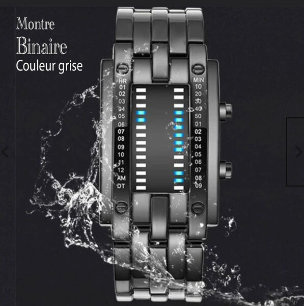 Montre à lecture linéaire