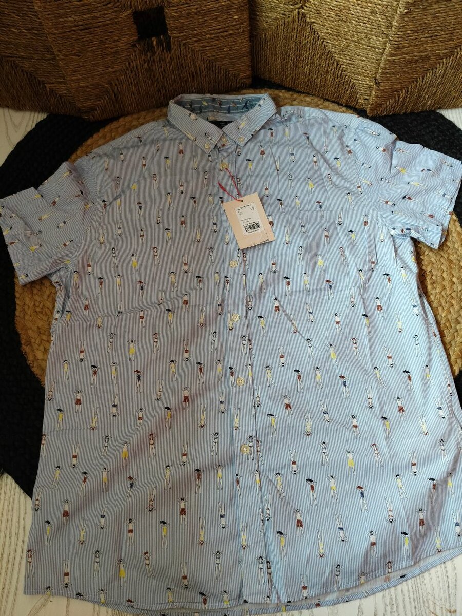 Chemise Homme Motifs Été