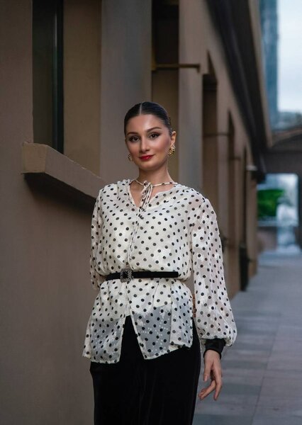 Двойка велюр креп шифон