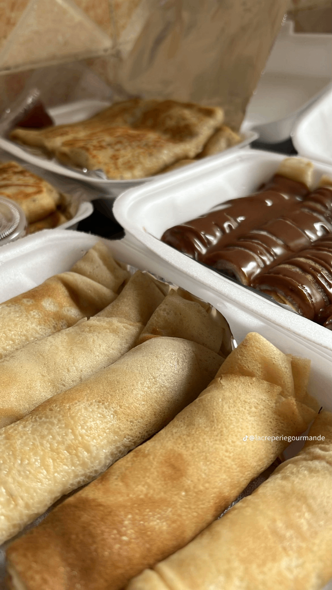 Crêpes fraîches gourmandes