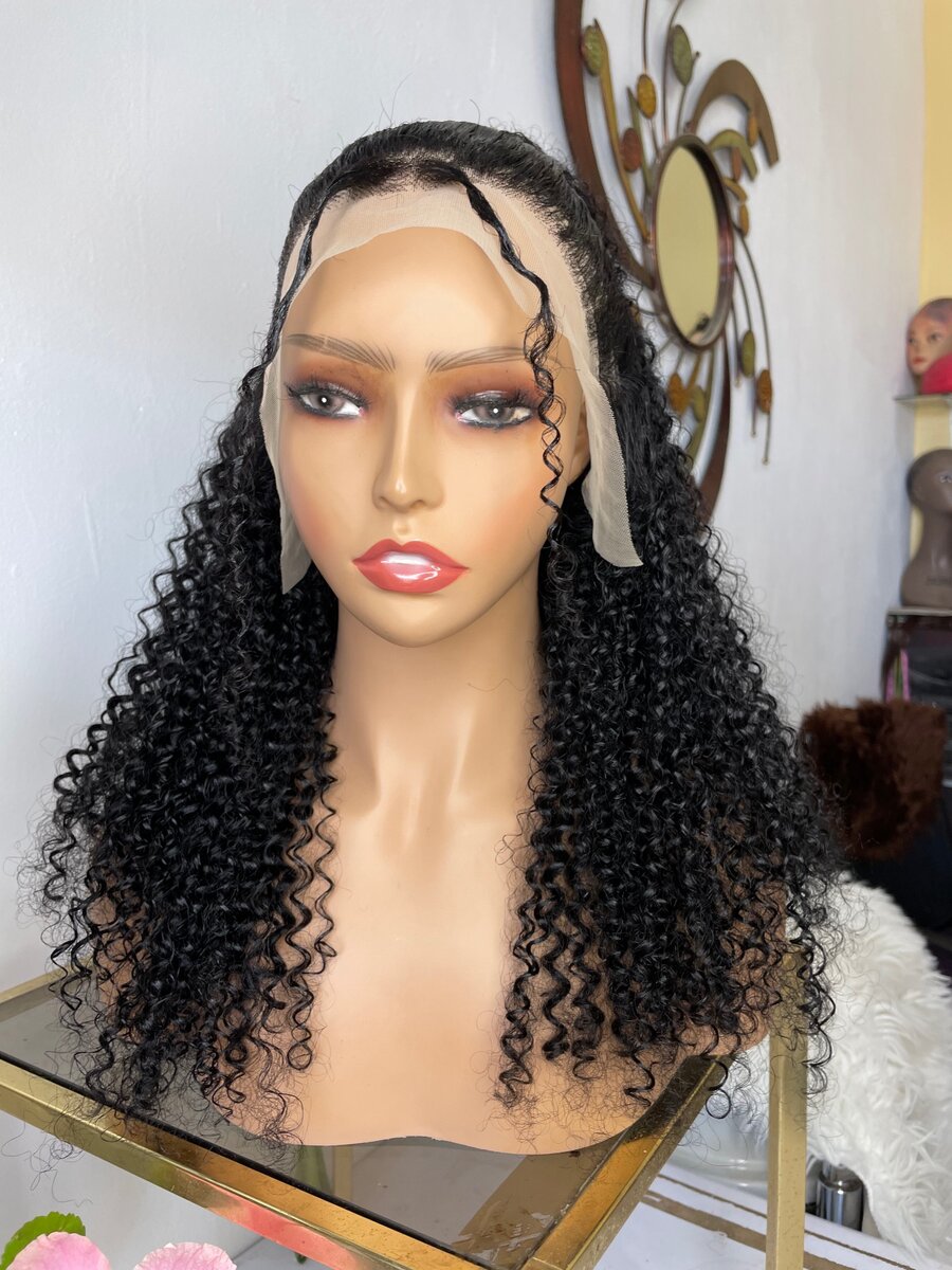 Mona Lisa Breeze Brazilian Pixie curl frontal wig