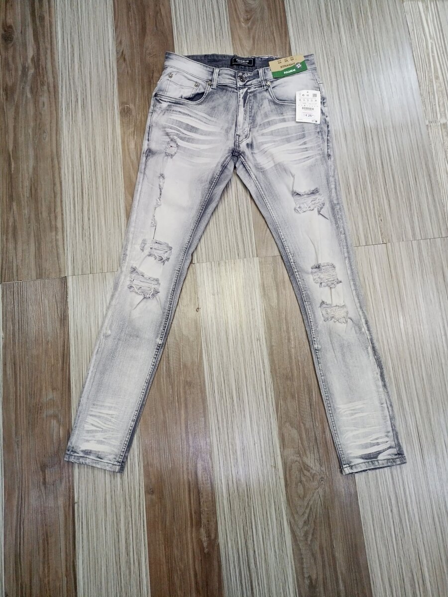 Stylish ripped jeans