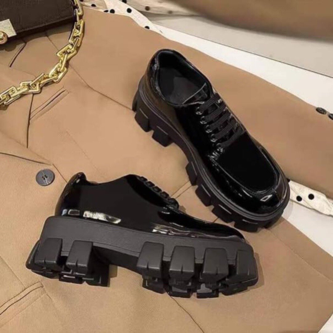 Prada Monolith - Mirror Black