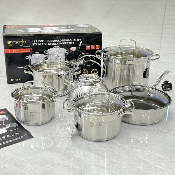 Stainless steel cookware set