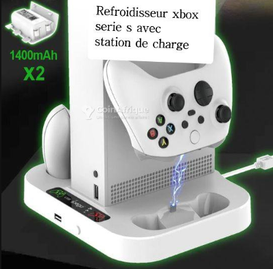 Refroidisseur Xbox serie s avec station de charge