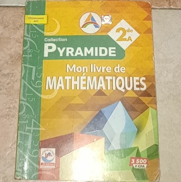 Manuel de Mathématiques 1ère A