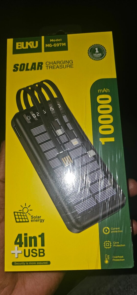 power bank with solar charging treasure