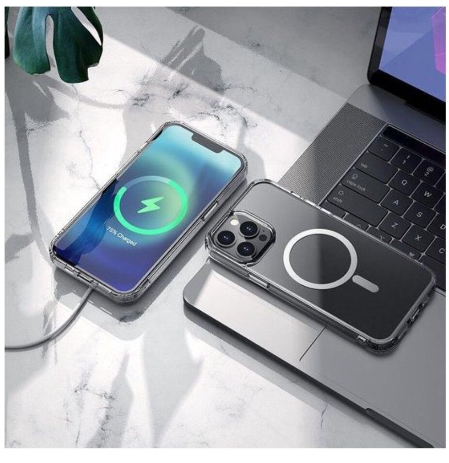 Coque Transparente MagSafe compatible avec IPhone 11 pro