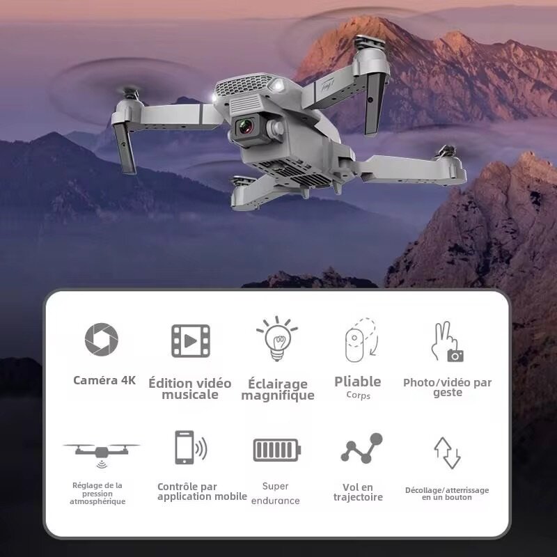 Drone E88 - Caméra 4K