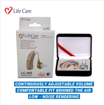  LifeCare Ear Hearing Aid Amplifier Handy Mini Hearing Aid Best Digital Hearing Aid Sound Voice Amplifier Sound Amplification Device Ear Hearing Aids Clear Voice Hearing device Best for Deaf People With Latest Technology