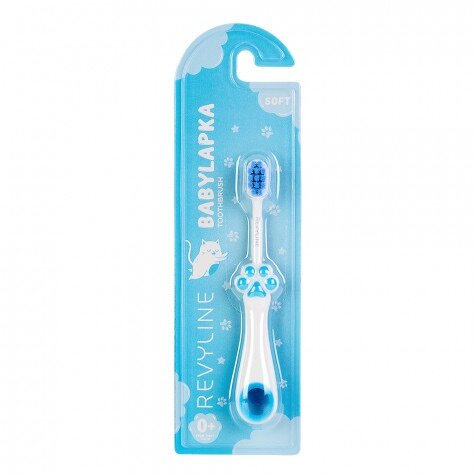Детская зубная щетка Revyline BabyLapka, от 0 лет