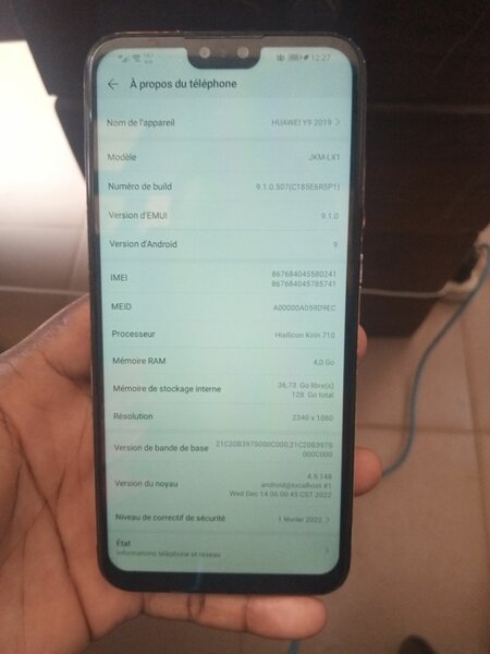 Huawei y 9