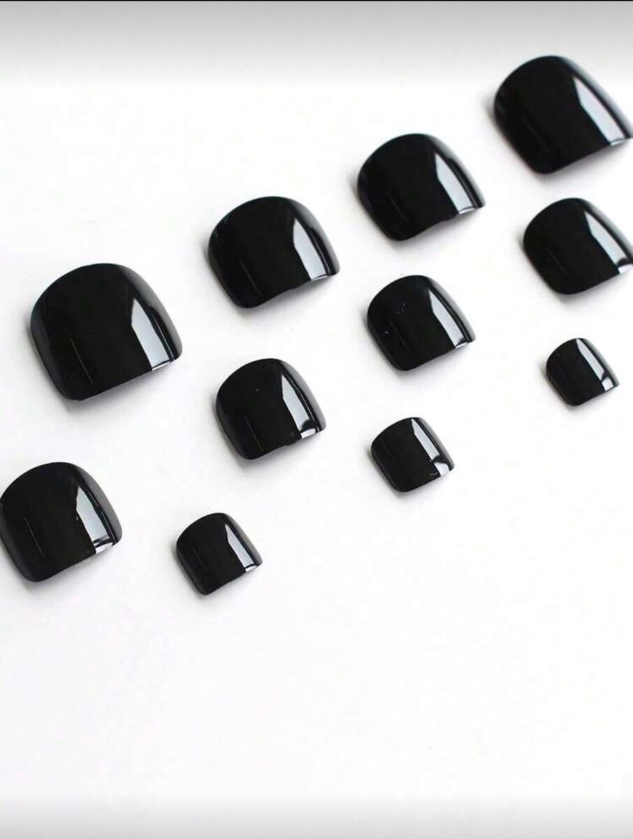 Ongles Faux Pieds Noir