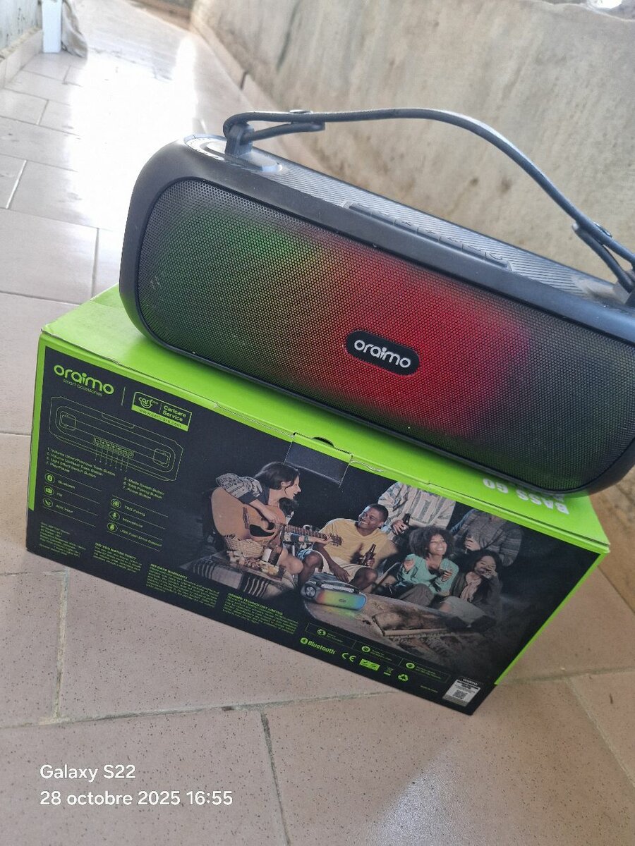 Enceinte Bluetooth Oraimo Boom