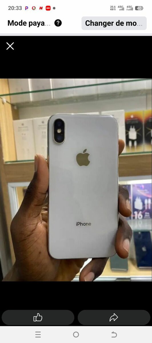 iPhone Blanc Débloqué