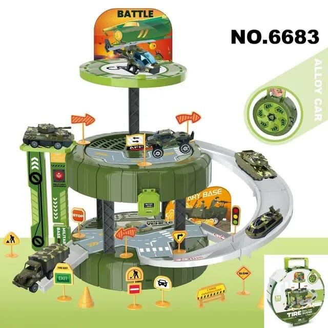 Ensemble de jouets de base militaire pour enfants