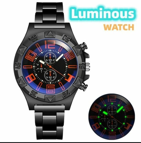 Men luminous watch