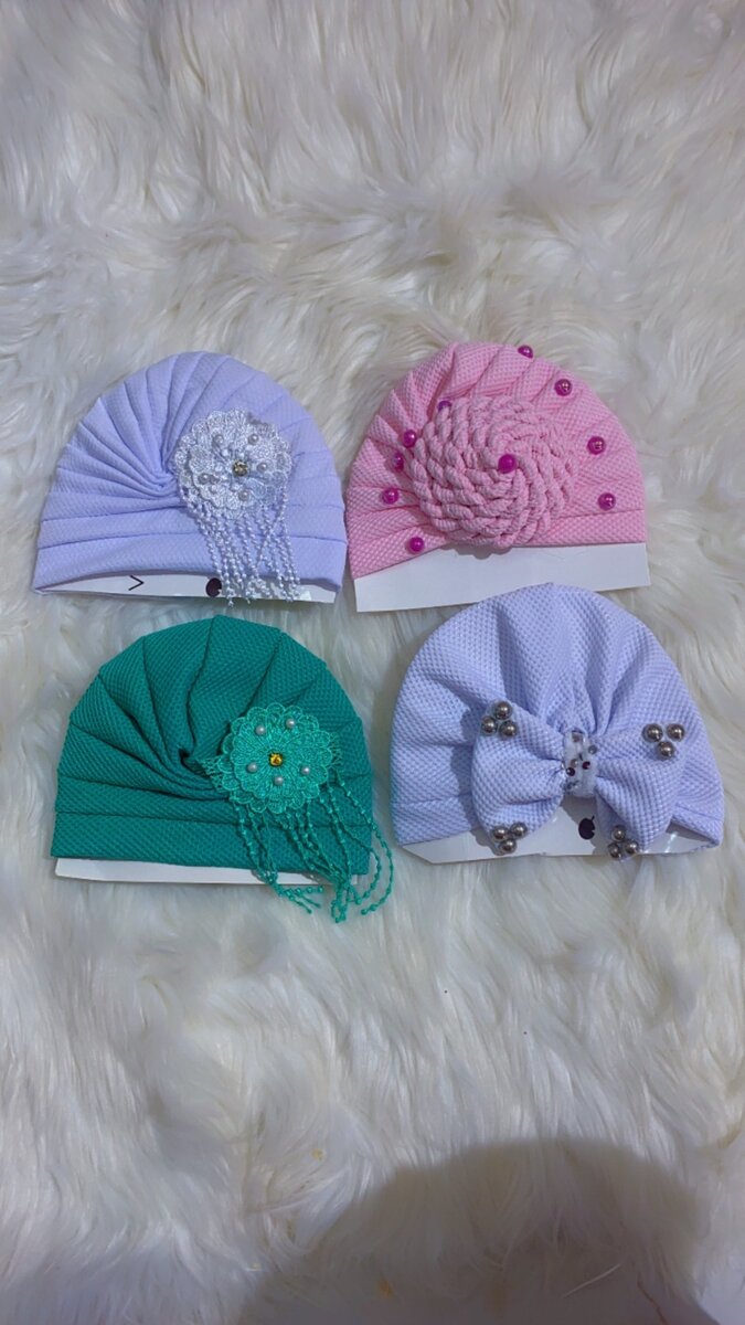 Baby girls head cap