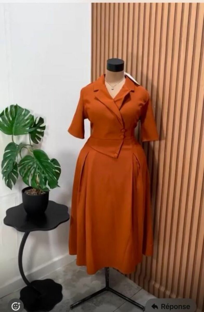 Robe évasée élégante