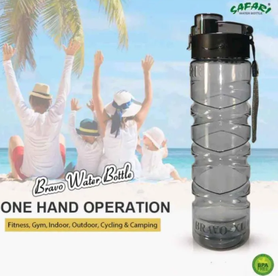 Safari Water Bottle Plastic Bravo 500ML And 800ML Drinking Water Bottle for School,Offices,Gym