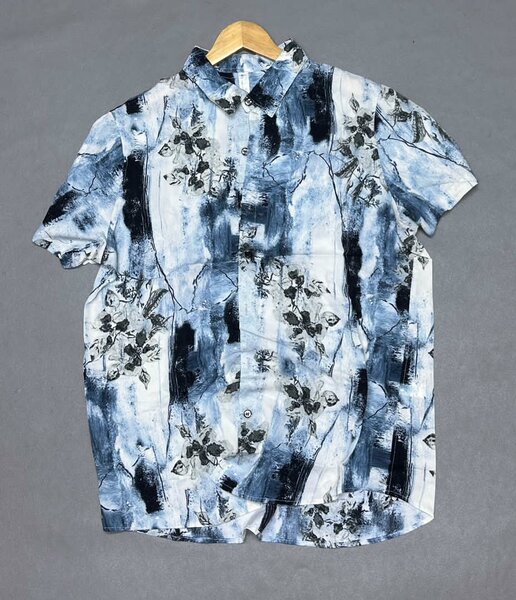 Chemise à manches courtes imprimée